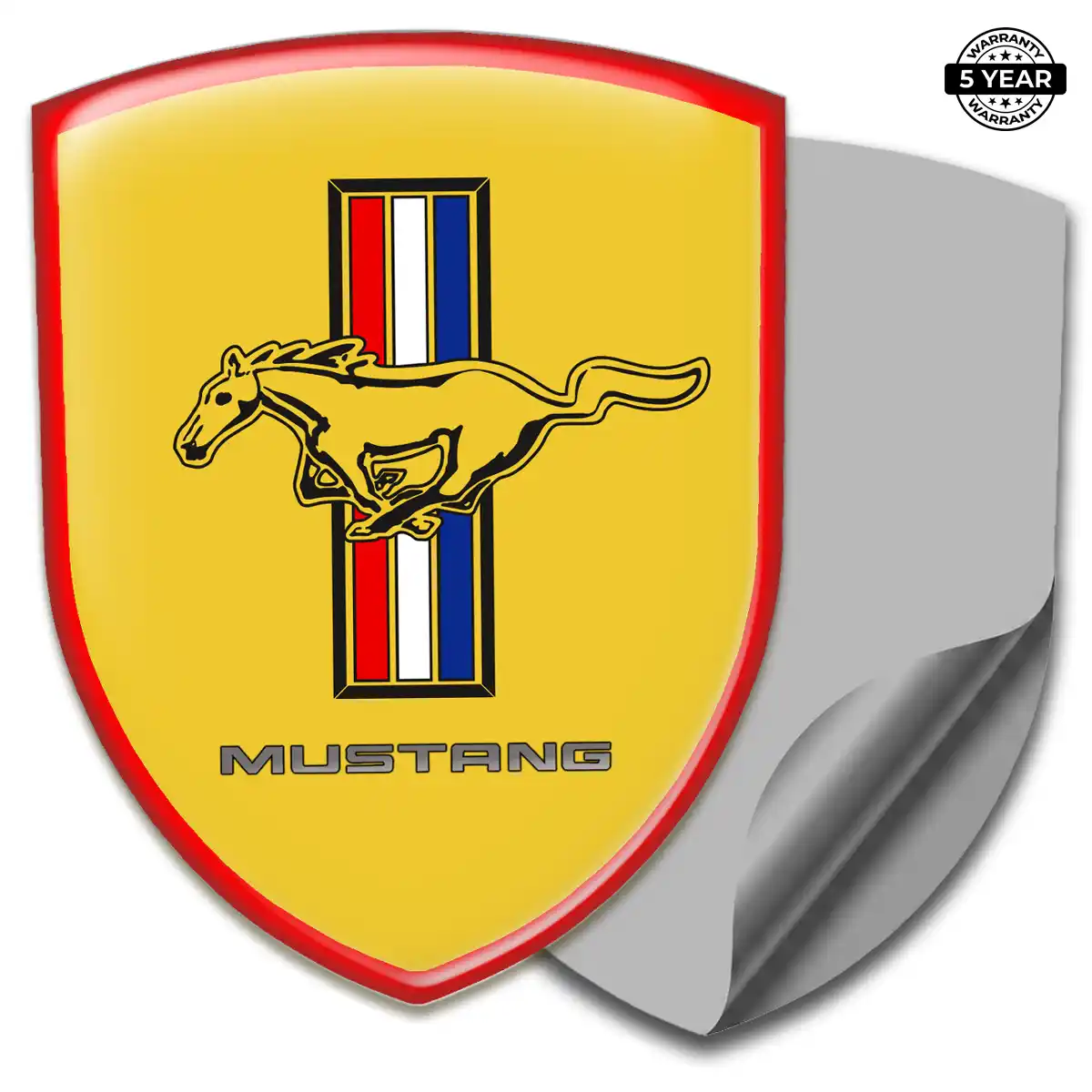 Ford Mustang Domed Decal Refined Design