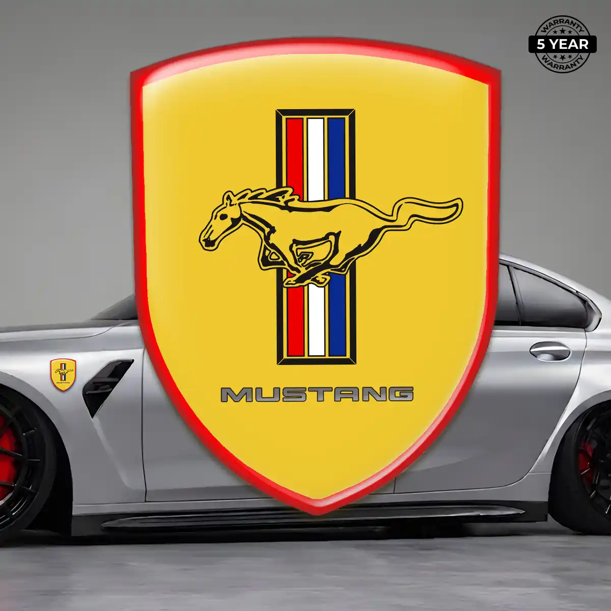 Ford Mustang Domed Decal Refined Design