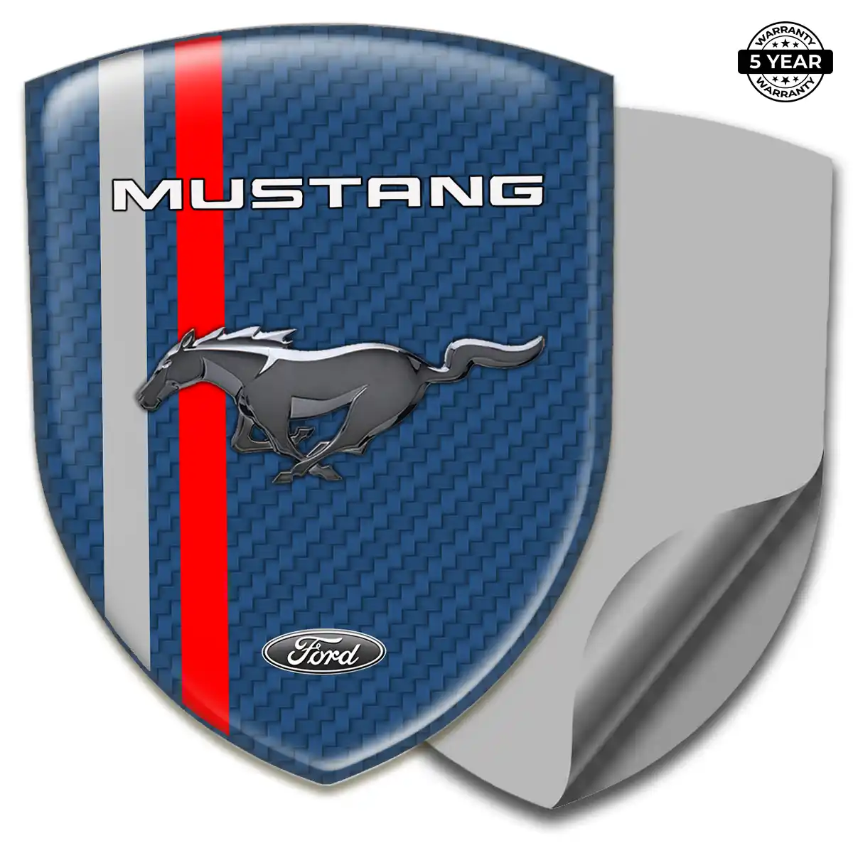 Ford Mustang Domed Emblem Elite Finish