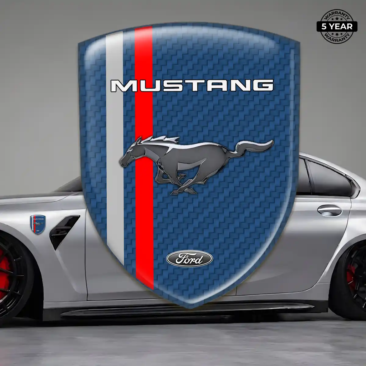 Ford Mustang Domed Emblem Elite Finish
