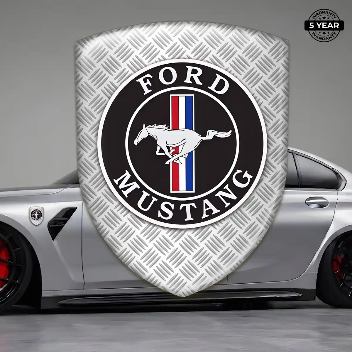 Ford Mustang Domed Emblem Refined Design