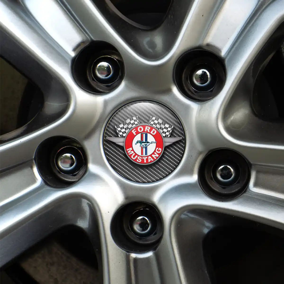 Ford Mustang Domed Emblem Self-Adhesive Stylish Design