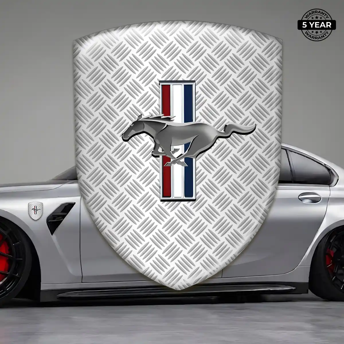 Ford Mustang Domed Logo Decal Refined Design
