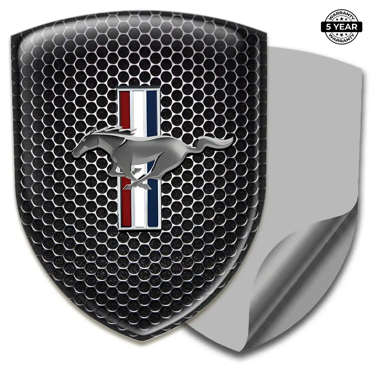 Ford Mustang Domed Logo Decal Sleek Style
