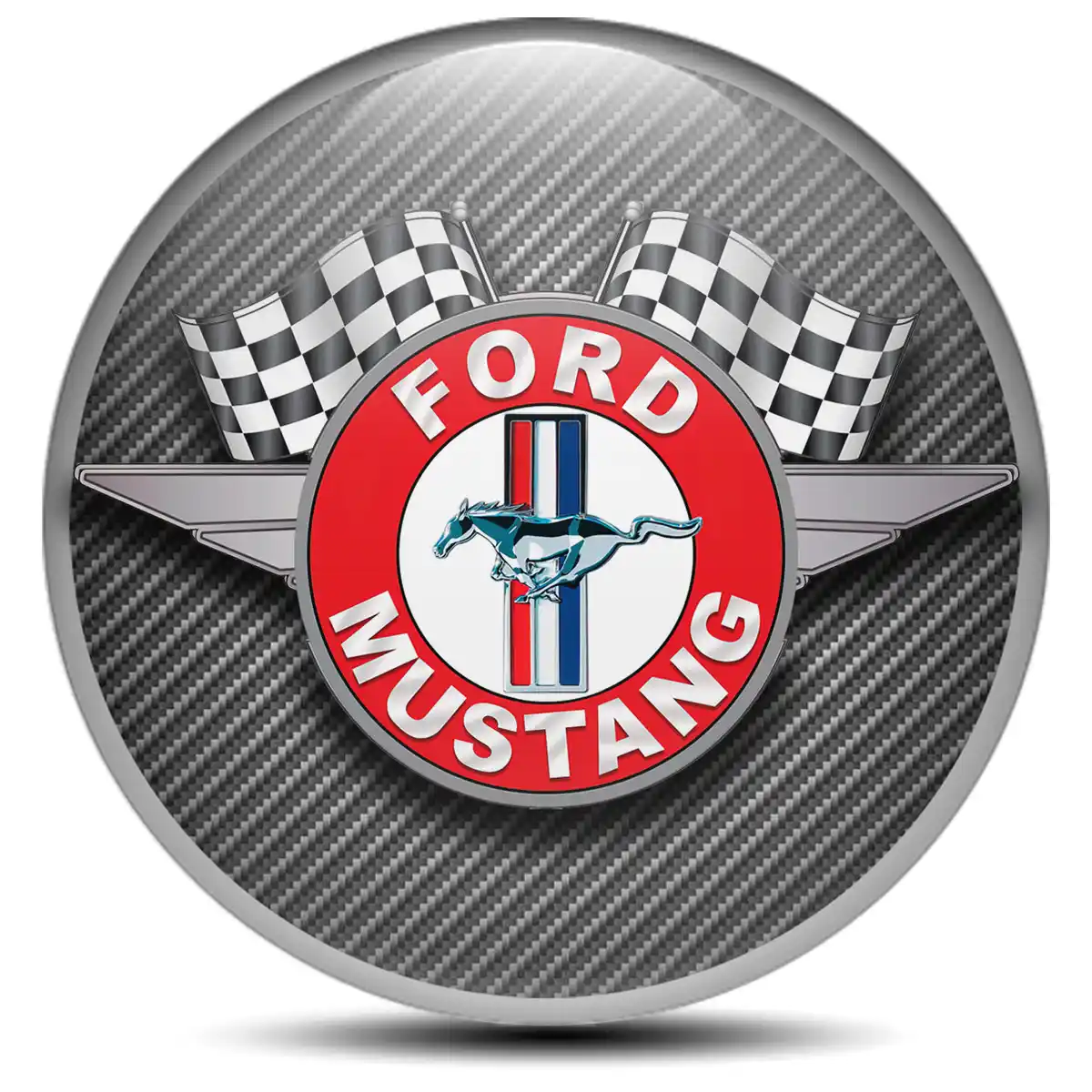Ford Mustang Domed Sticker Premium Edition