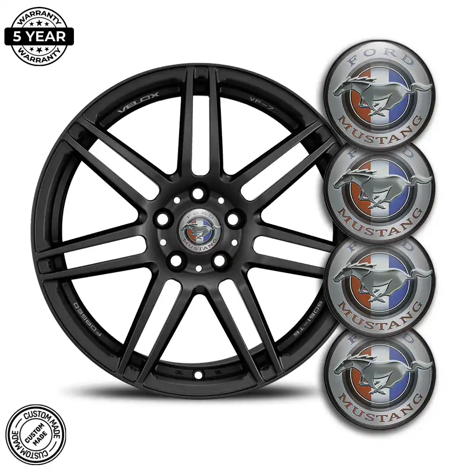 Ford Mustang Domed Sticker Premium Quality