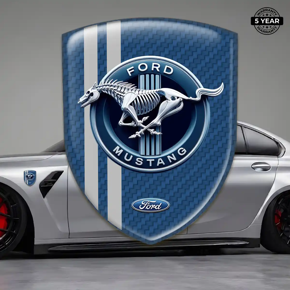Ford Mustang Emblem Badge Elite Finish