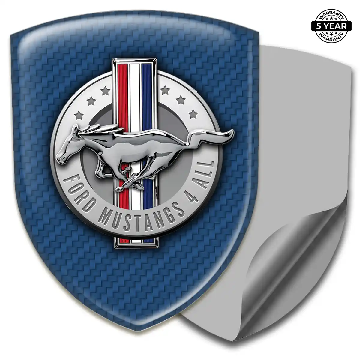 Ford Mustang Emblem Badge Logo Elite Finish