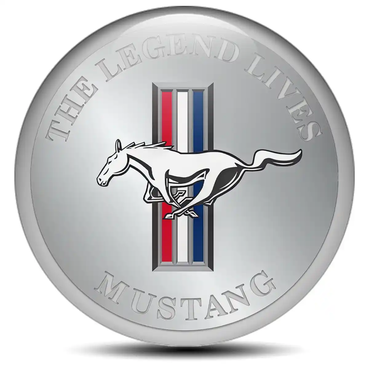 Ford Mustang Emblem Badge Self-Adhesive Premium Quality