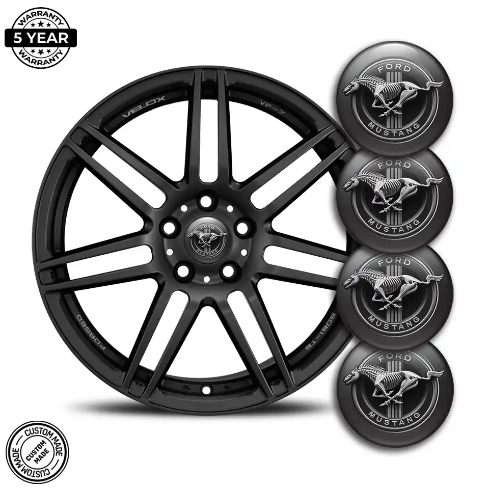 Ford Mustang Emblem Center Hub Cap Self-Adhesive Stylish Design