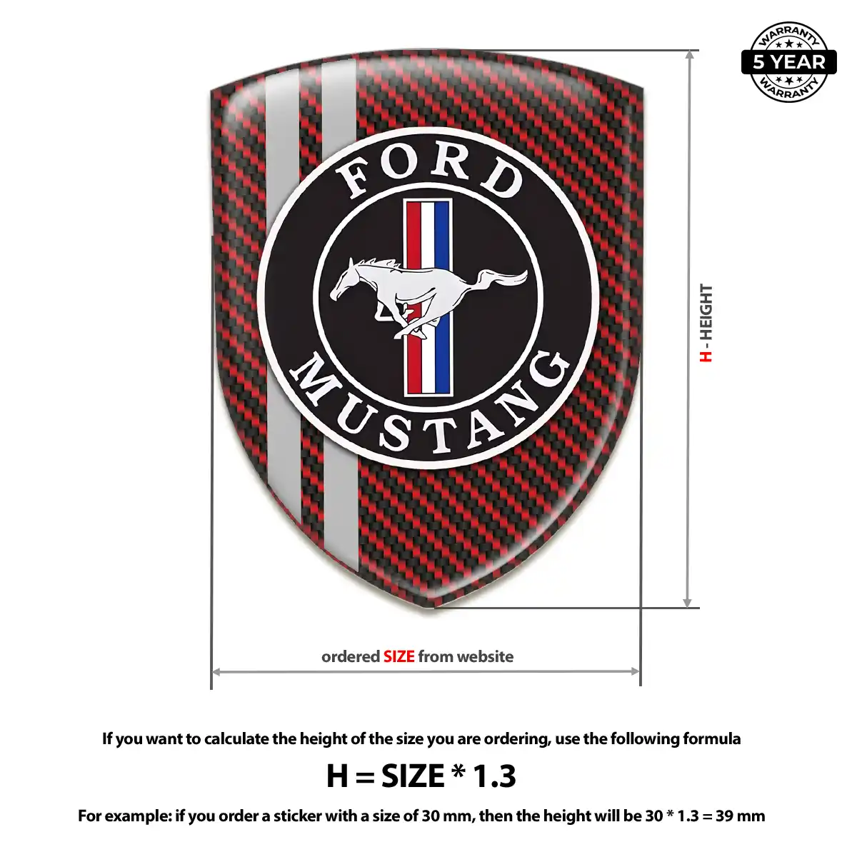Ford Mustang Emblem Elite Finish
