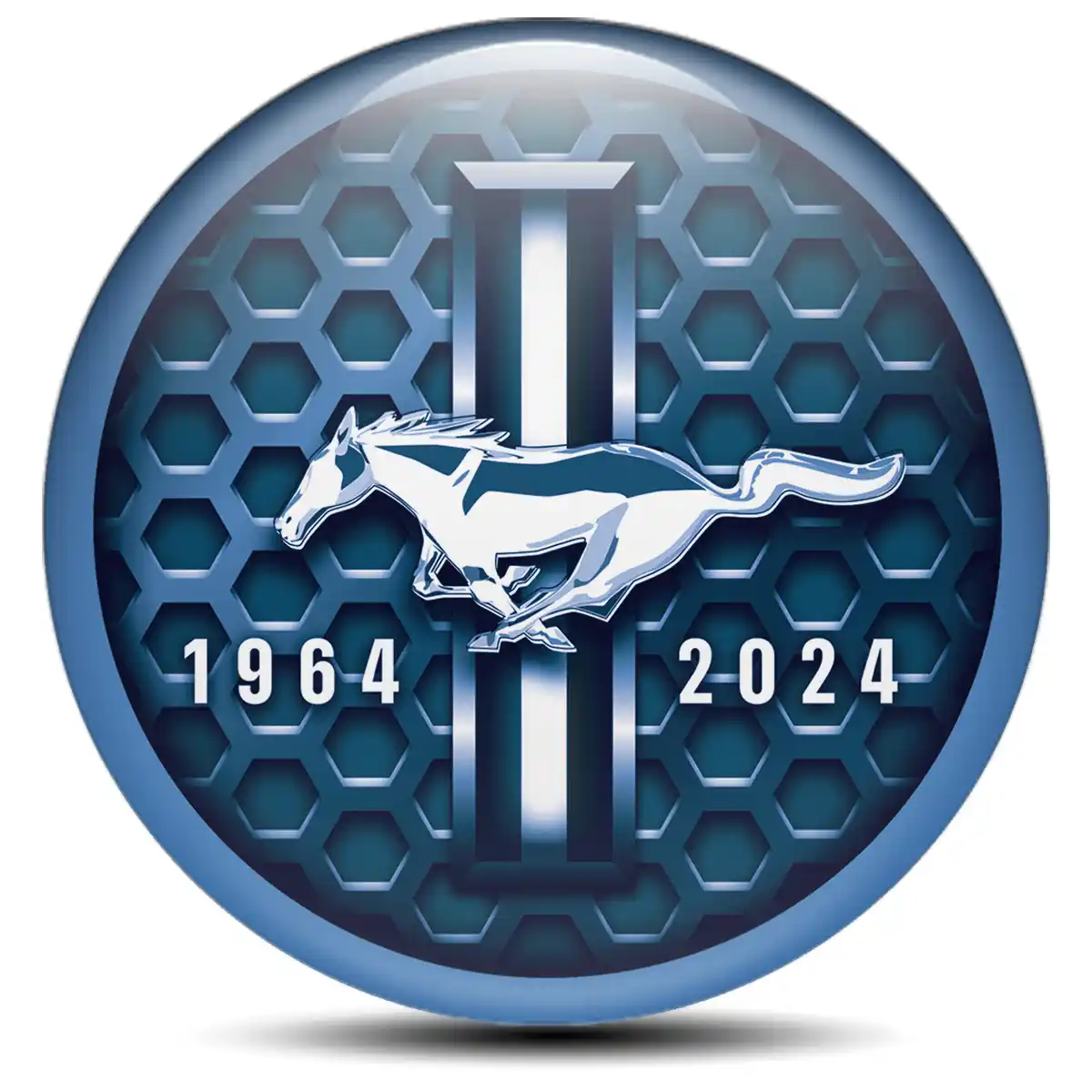 Ford Mustang Emblem Epoxy Self-Adhesive High Quality