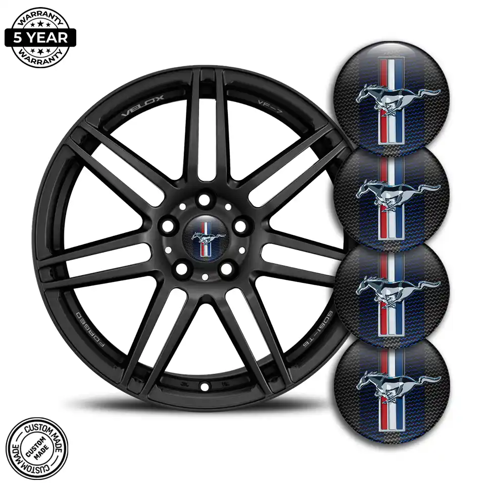 Ford Mustang Emblem Epoxy Self-Adhesive Premium Quality