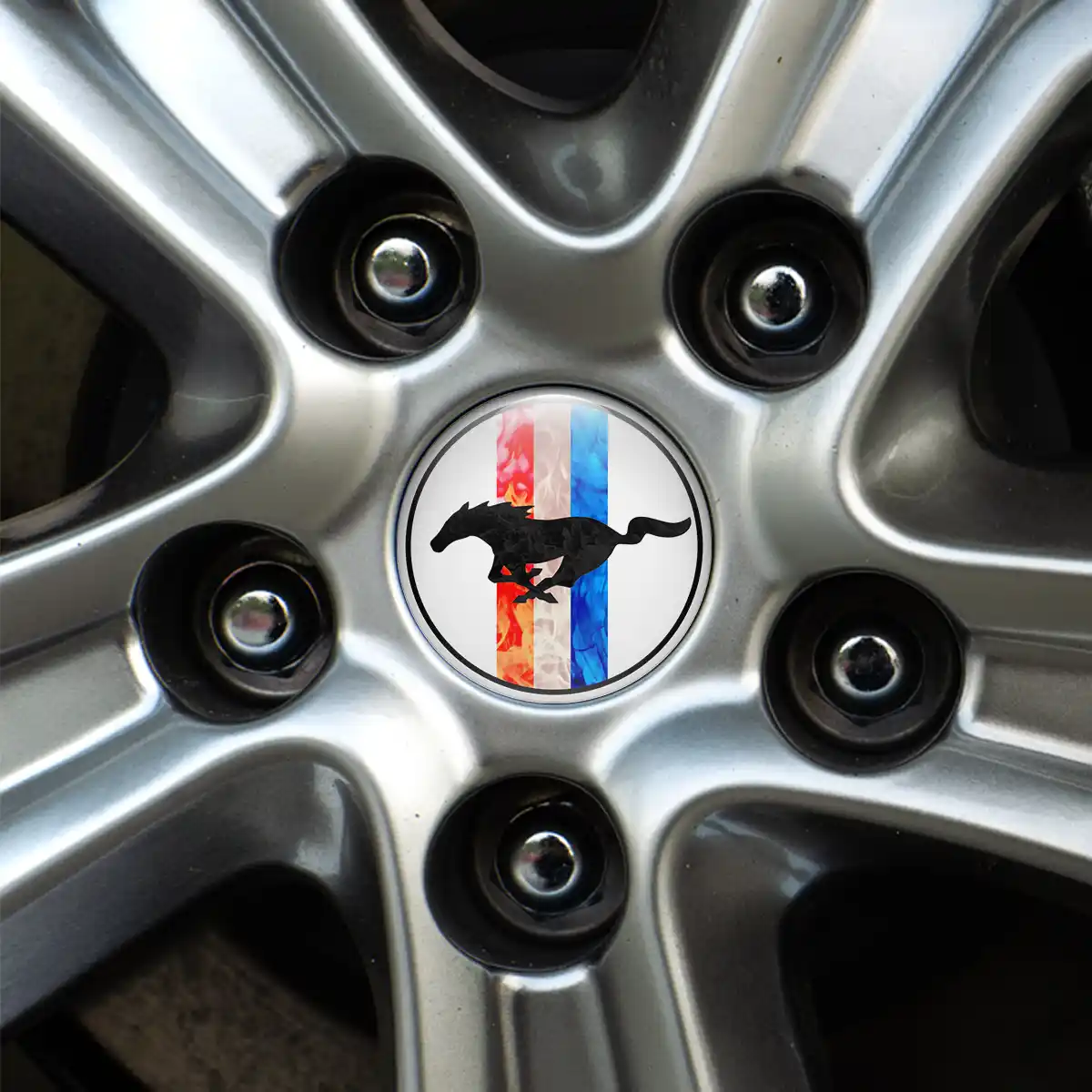 Ford Mustang Emblem Epoxy Self-Adhesive Stylish Design