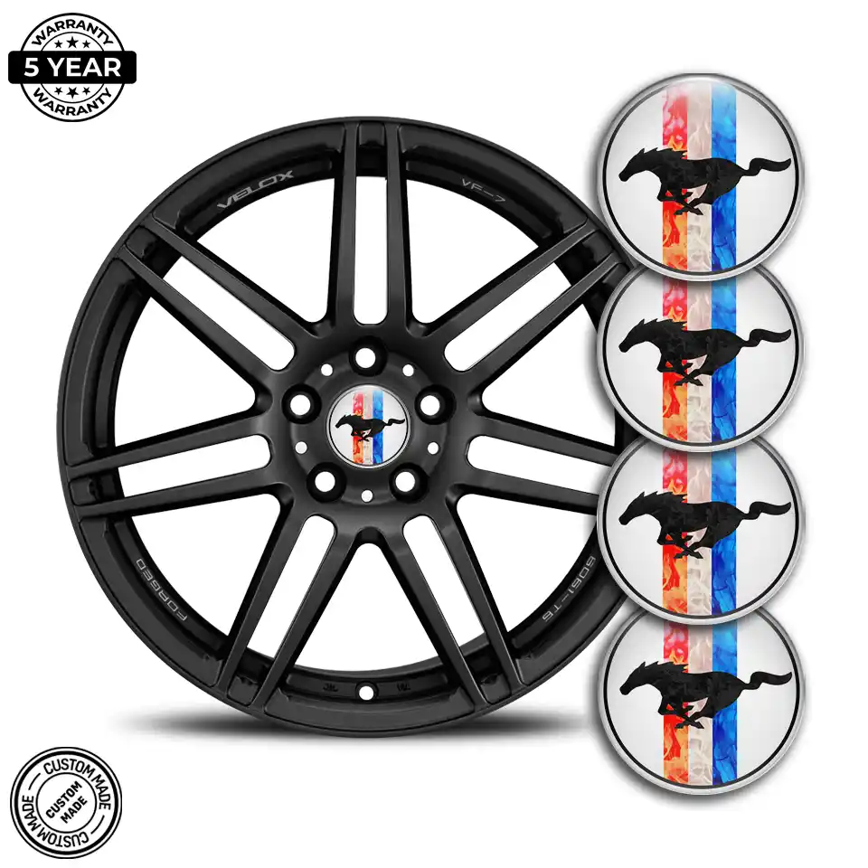 Ford Mustang Emblem Epoxy Self-Adhesive Stylish Design