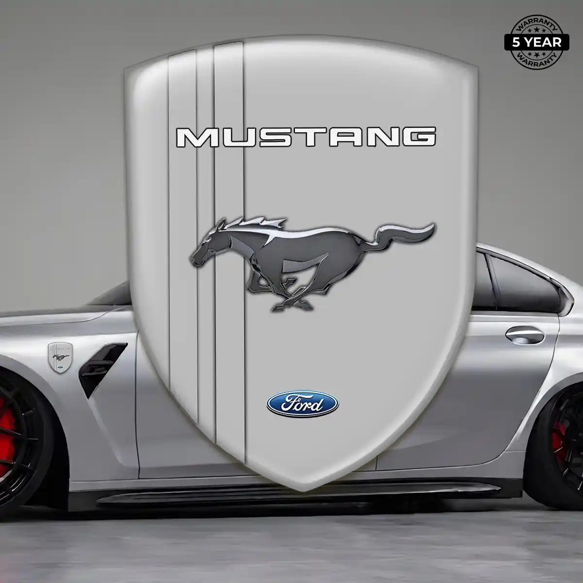 Ford Mustang Emblem Logo Badge Elite Finish