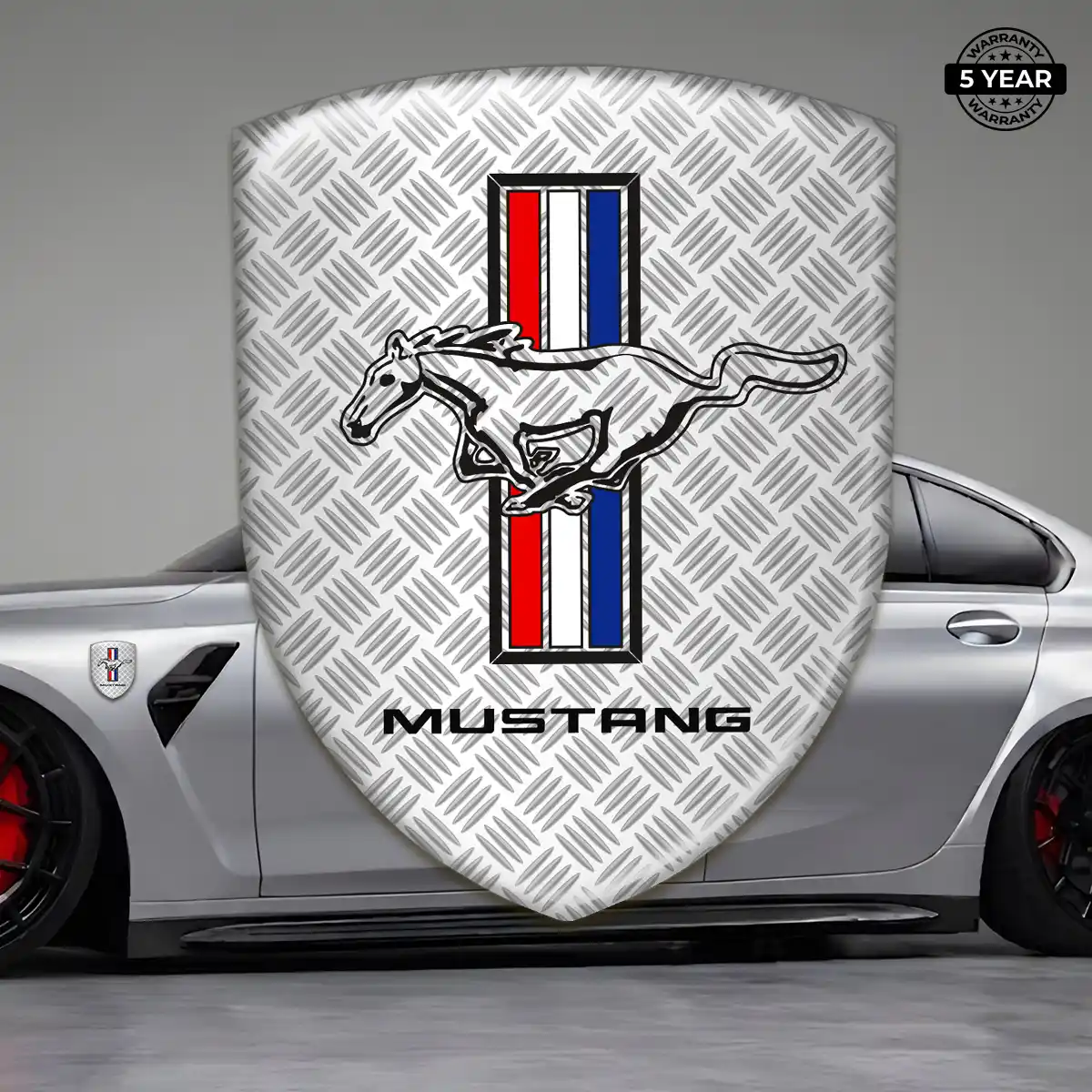 Ford Mustang Emblem Logo Badge Refined Design