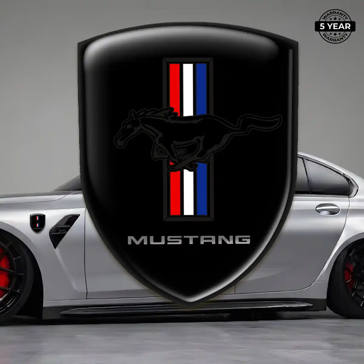Ford Mustang Emblem Logo Refined Design