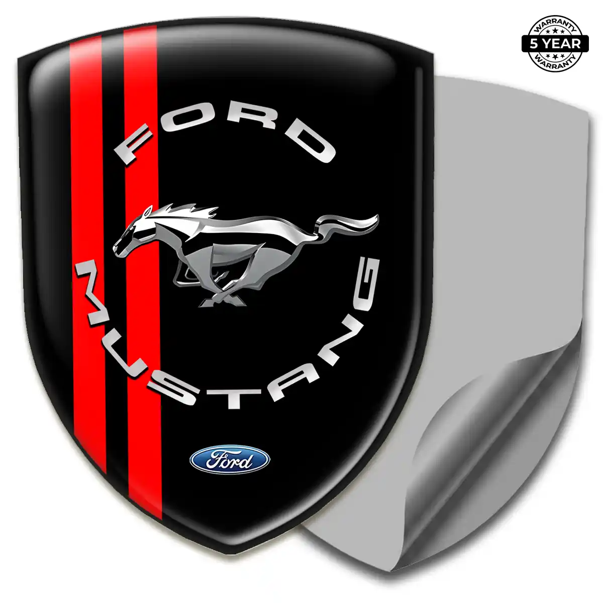 Ford Mustang Emblem Logo Sleek Style