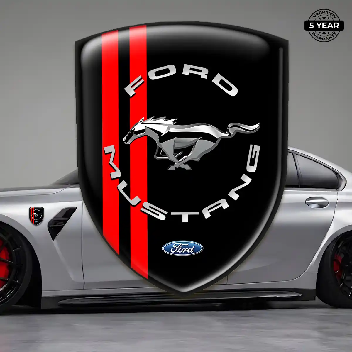 Ford Mustang Emblem Logo Sleek Style