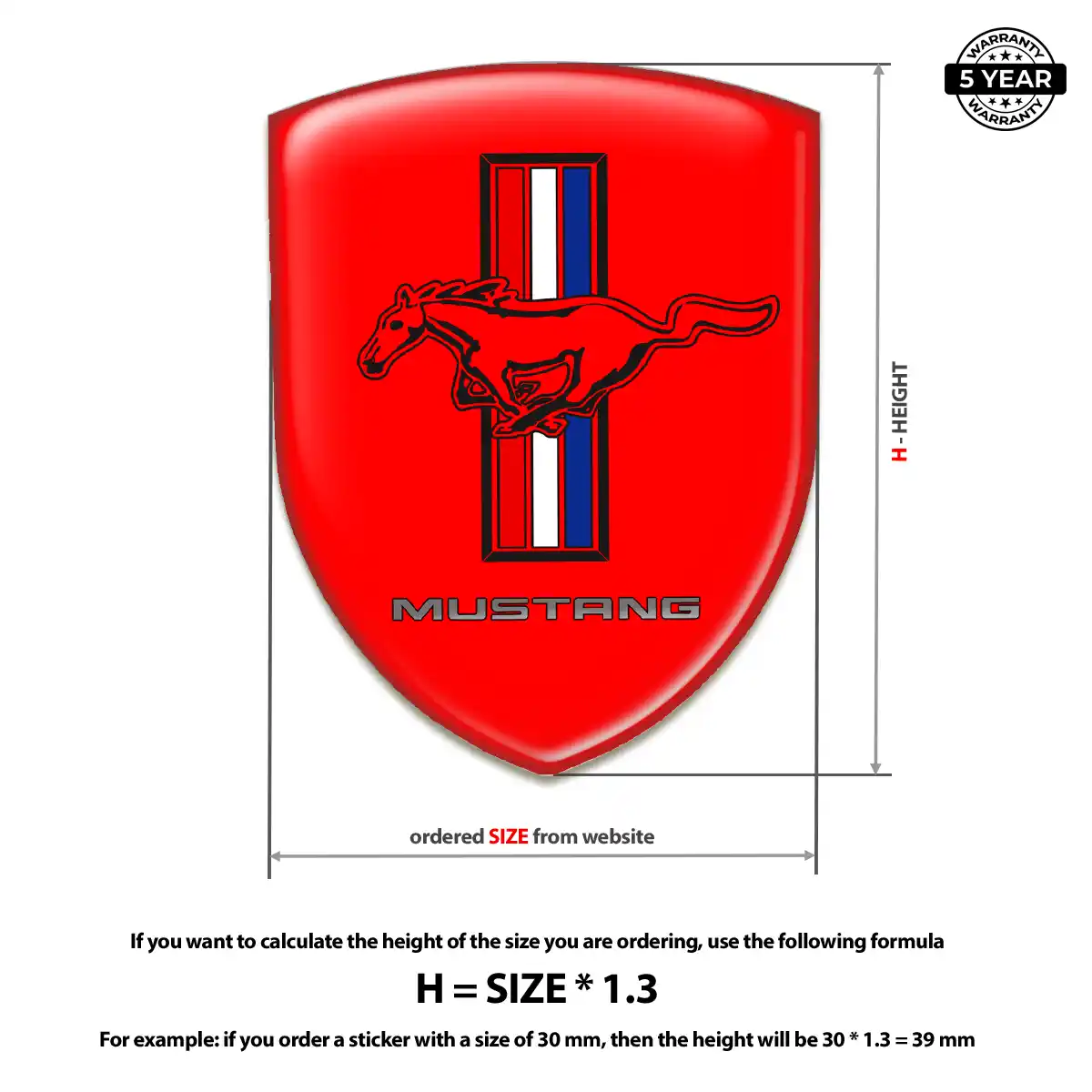Ford Mustang Emblem Refined Design