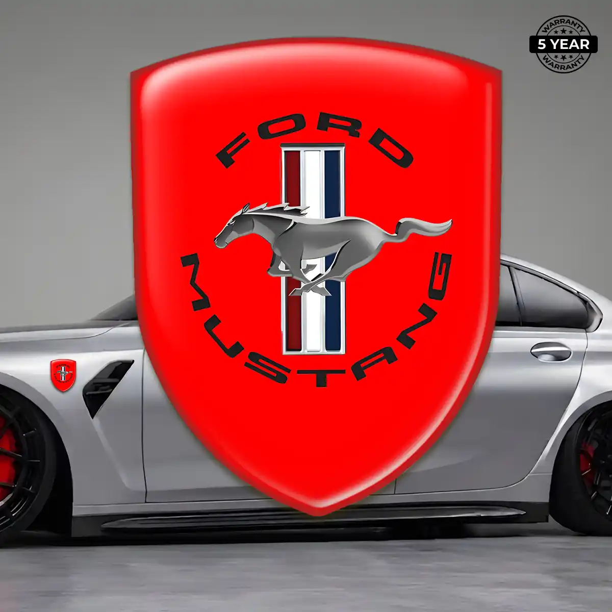 Ford Mustang Emblem Shield Elite Finish