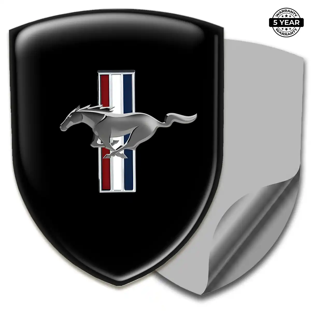 Ford Mustang Emblem Shield Refined Design
