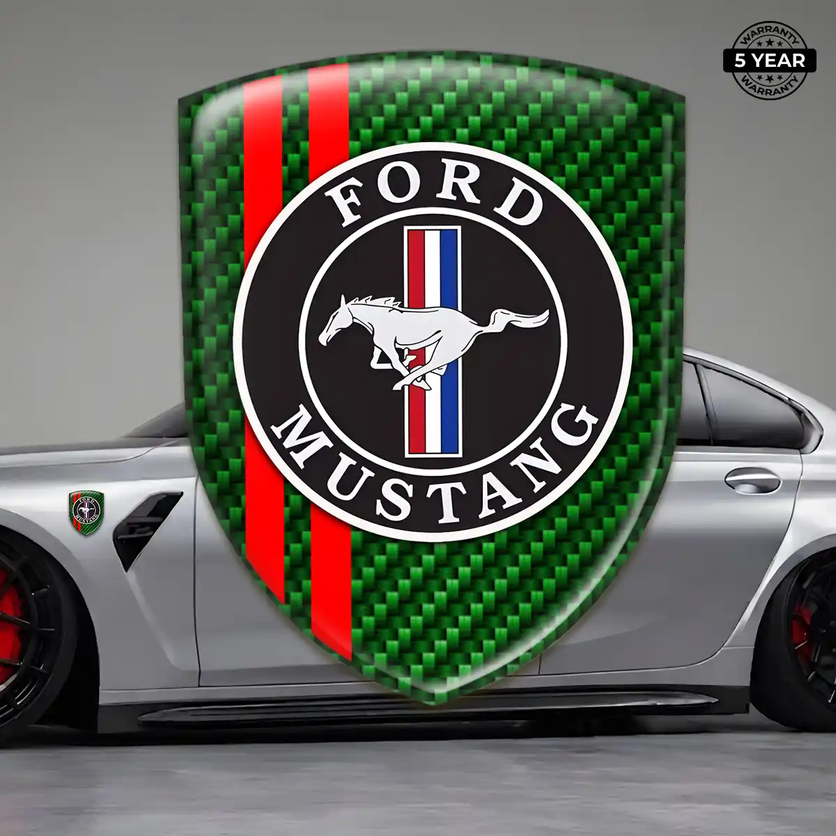 Ford Mustang Emblem Silicone Sleek Style