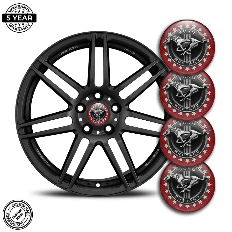 Ford Mustang Emblem Wheel Center Caps High Quality