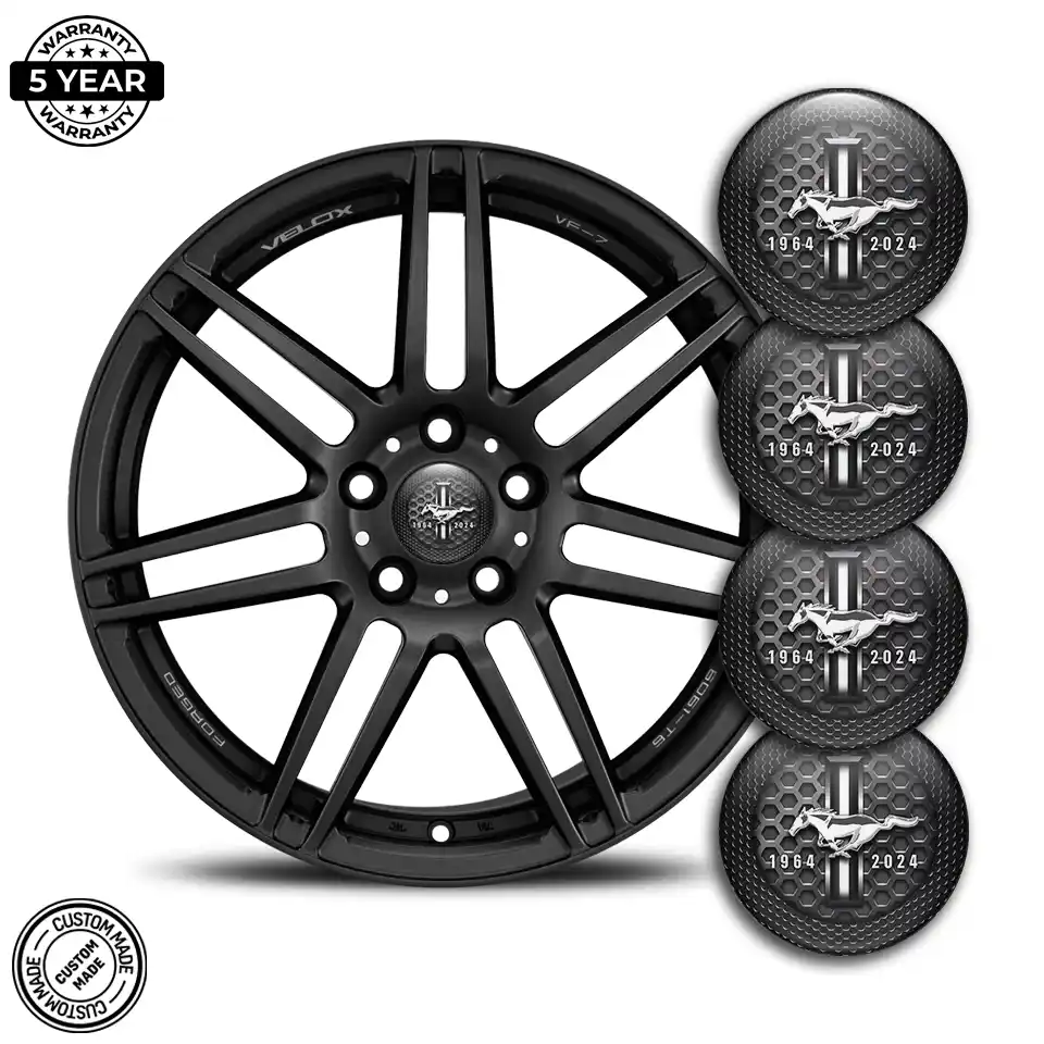 Ford Mustang Emblem Wheel Center Caps Limited Edition