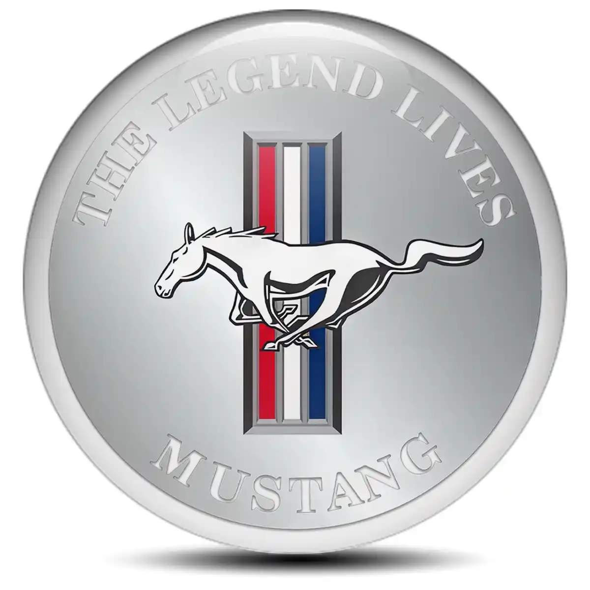 Ford Mustang Emblem Wheel Center Caps Premium Quality