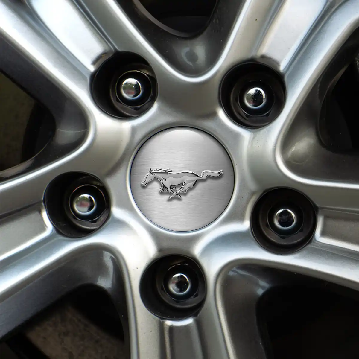 Ford Mustang Epoxy Sticker Stylish Design