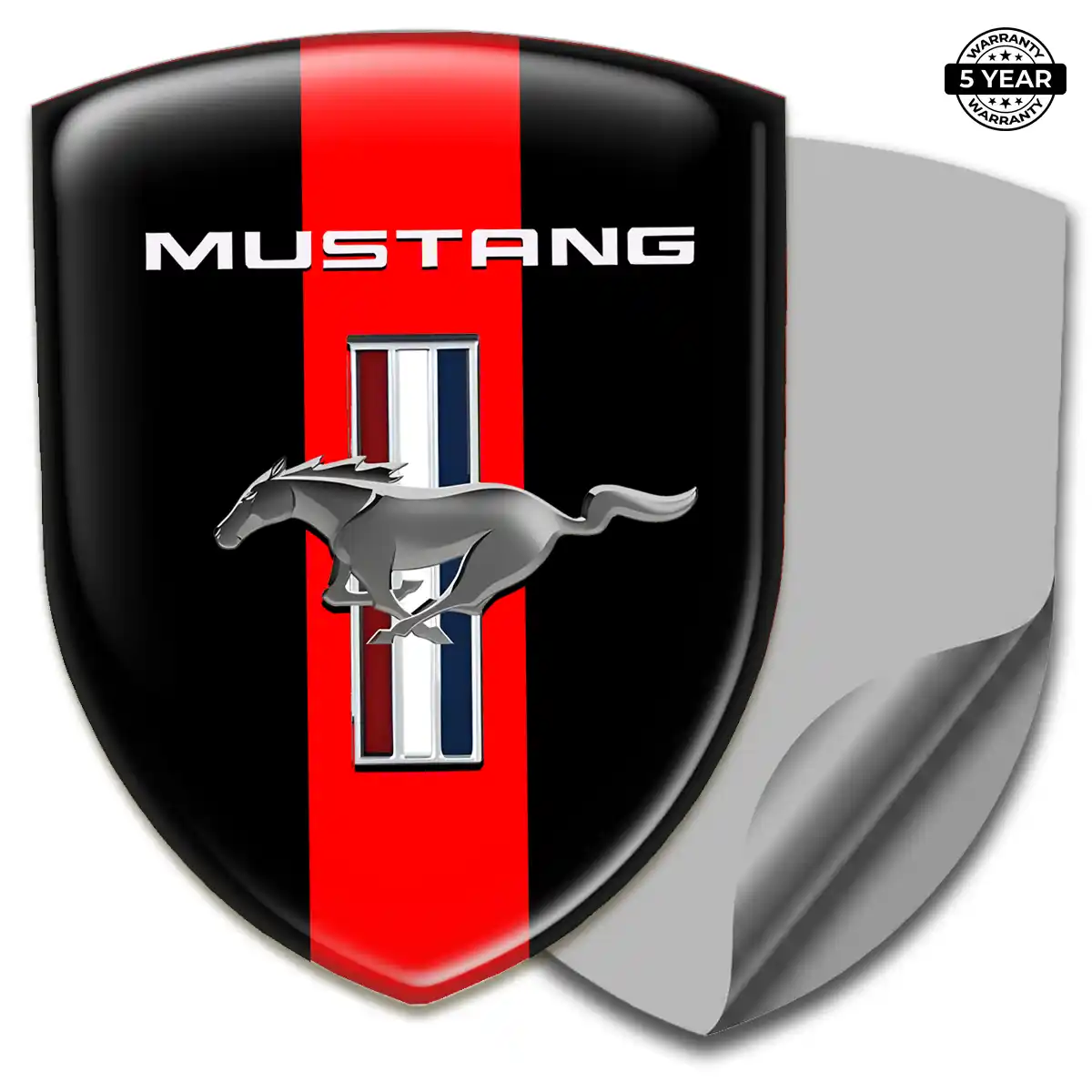 Ford Mustang Gel Emblem Sticker Refined Design