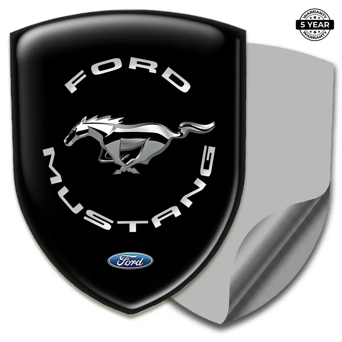 Ford Mustang Logo Badge Refined Design
