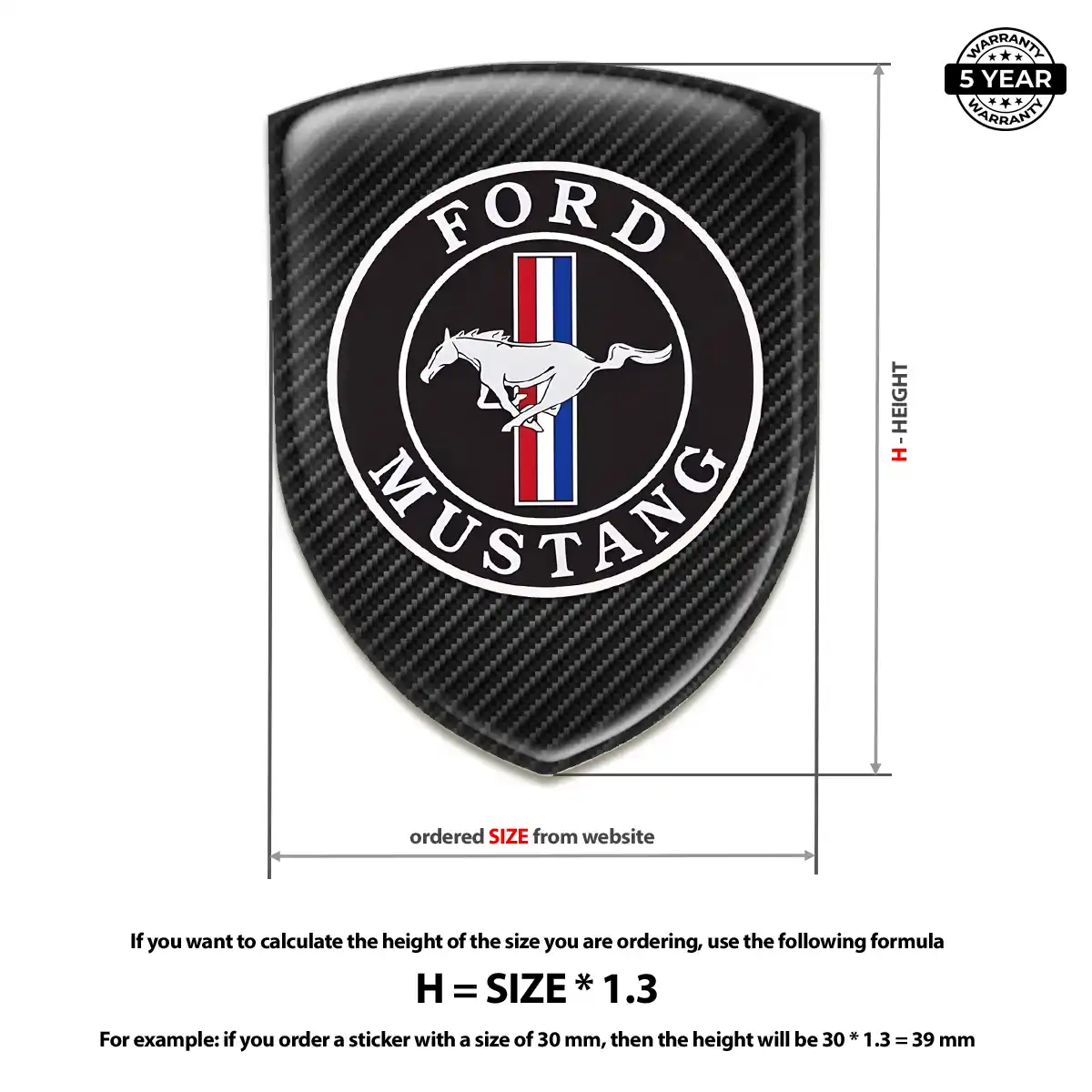 Ford Mustang Logo Emblem Refined Design