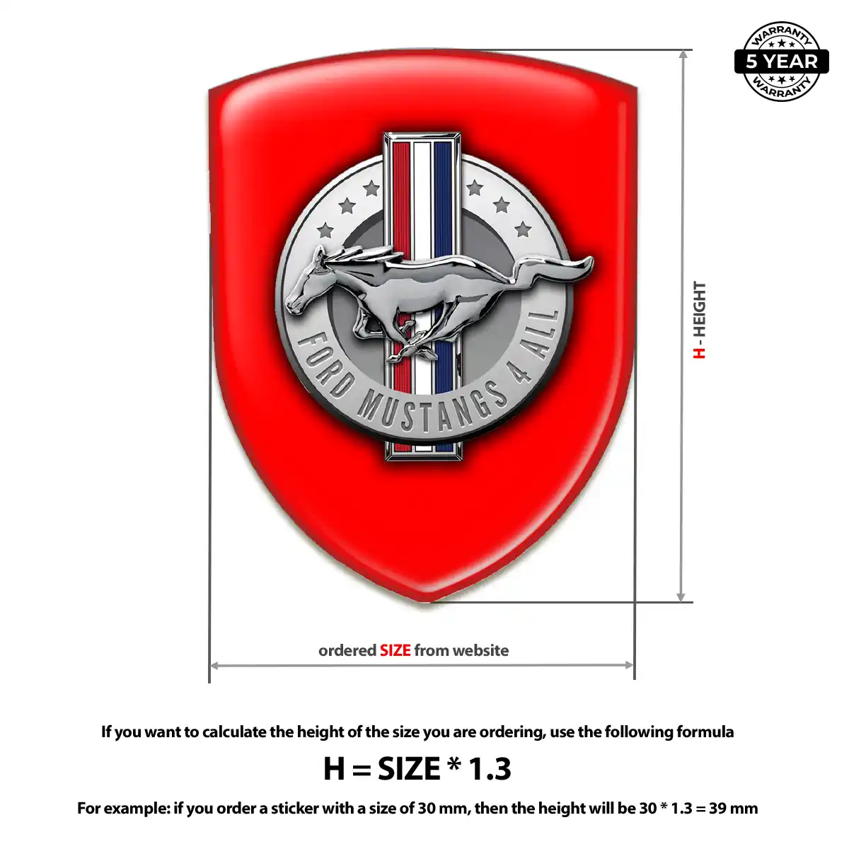 Ford Mustang Logo Emblem Sleek Style