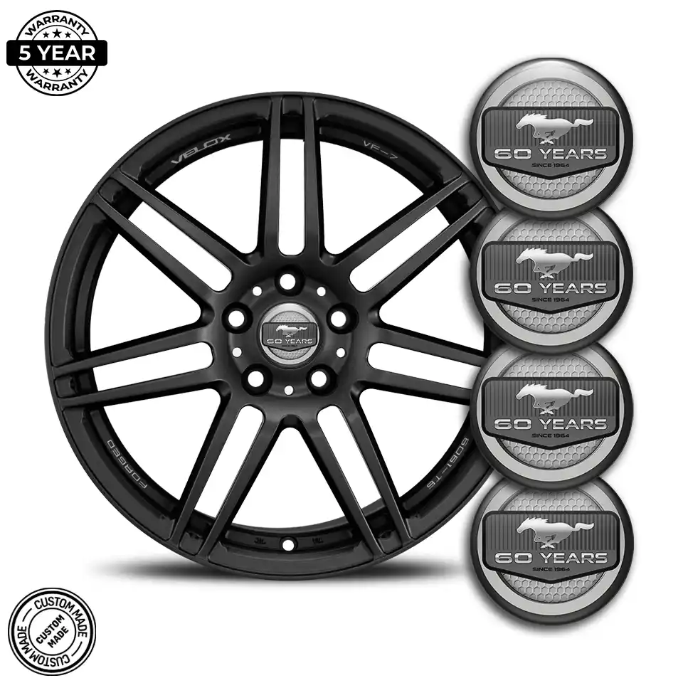 Ford Mustang Logo Silicone Badge Self-Adhesive Premium Edition