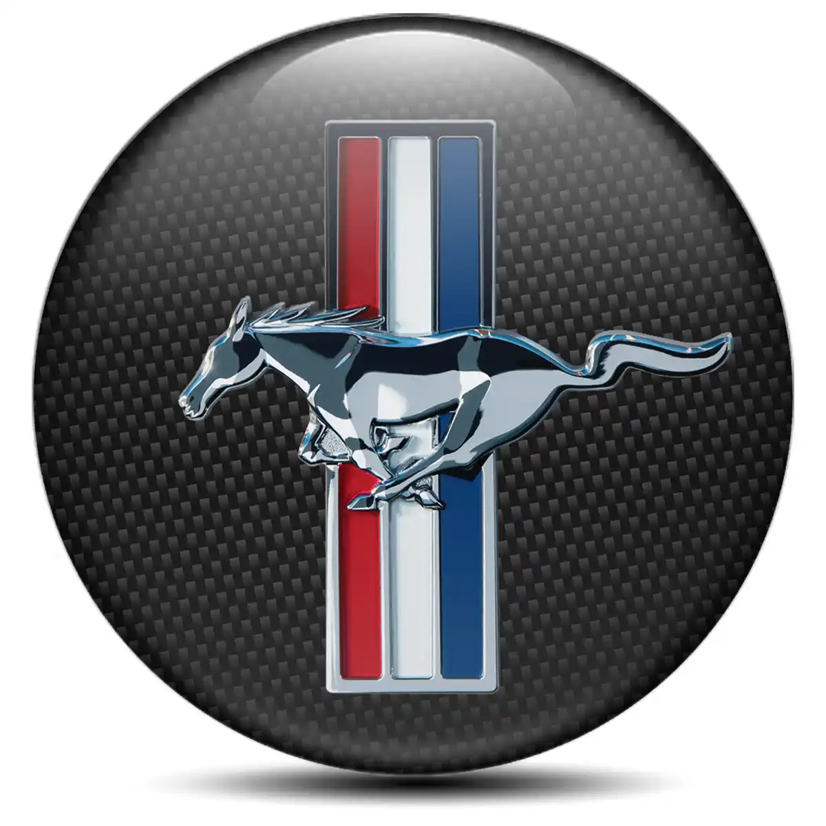 Ford Mustang Logo Silicone Badge Stylish Design