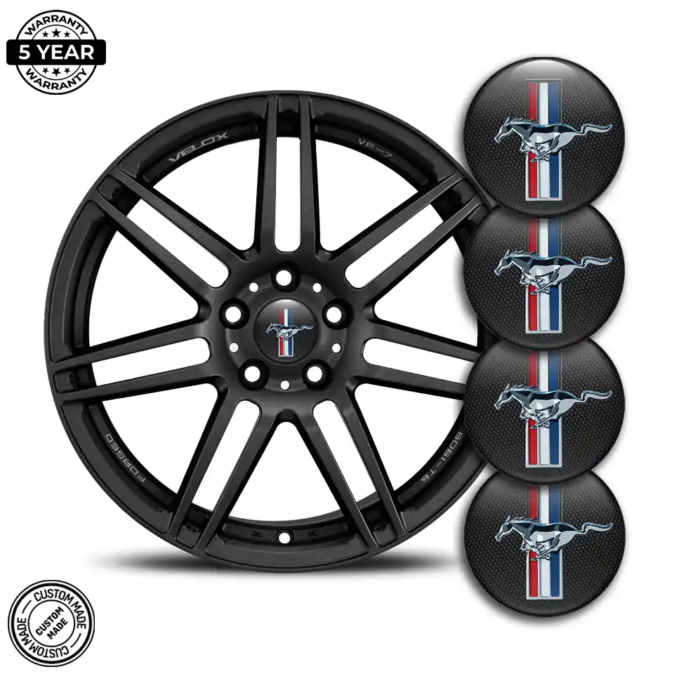 Ford Mustang Logo Silicone Badge Stylish Design