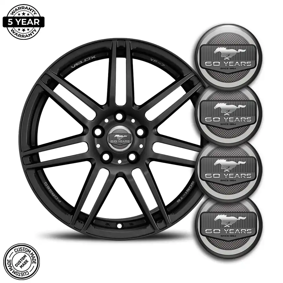 Ford Mustang Logo Silicone Emblem Premium Edition