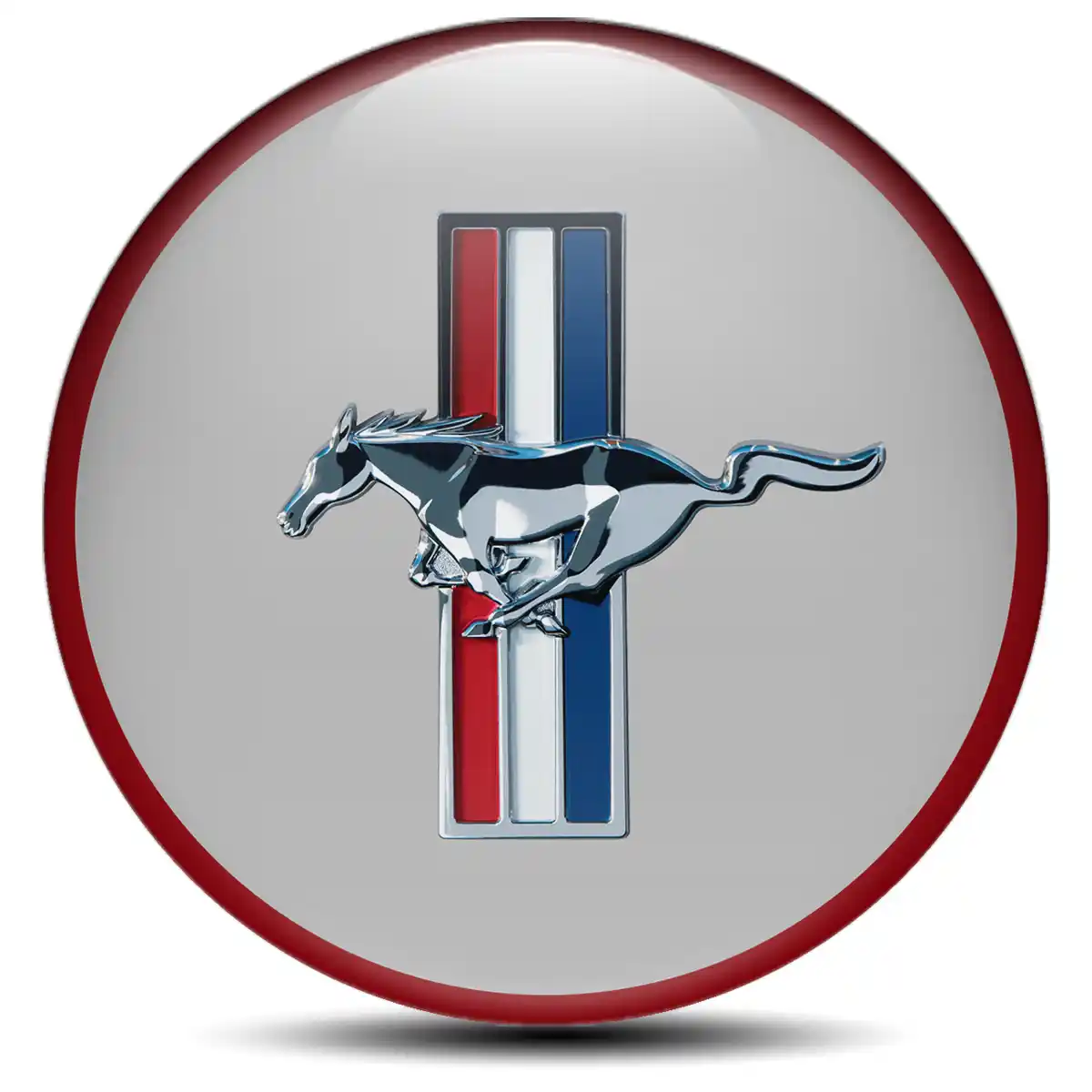 Ford Mustang Logo Silicone Emblem Self-Adhesive Premium Edition