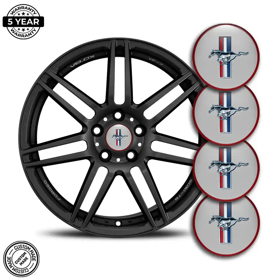 Ford Mustang Logo Silicone Emblem Self-Adhesive Premium Edition