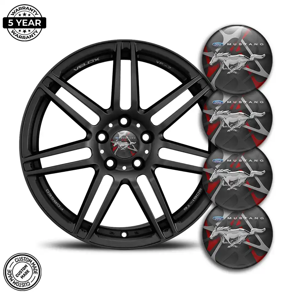 Ford Mustang Logo Silicone Emblem Stylish Design