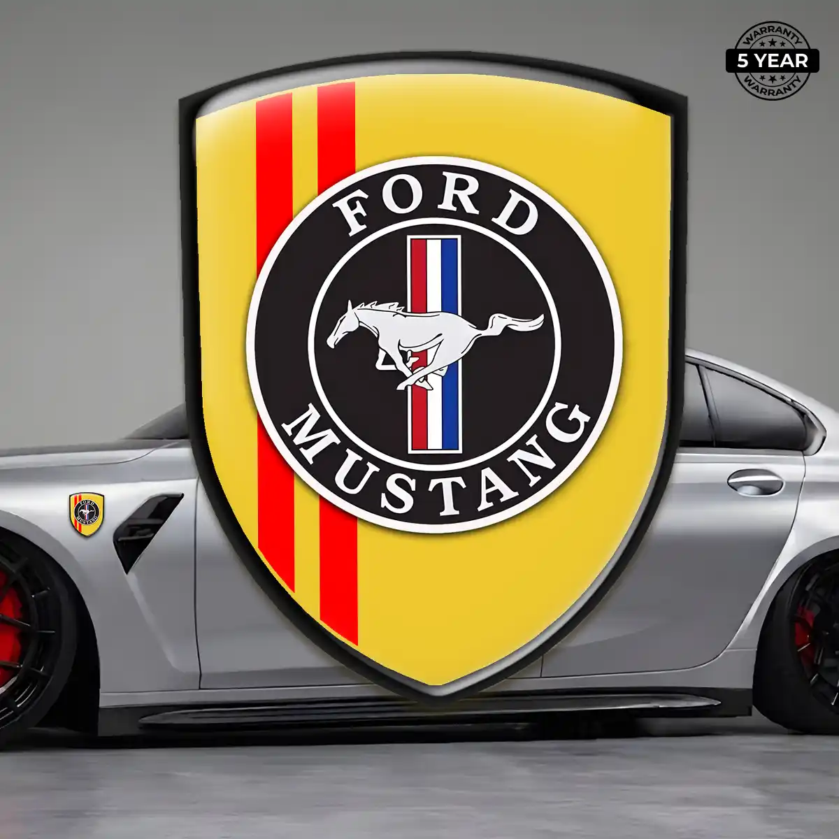 Ford Mustang Logo Sticker Elite Finish