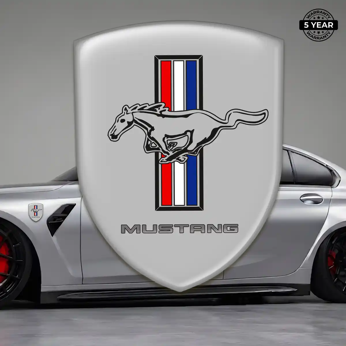 Ford Mustang Logo Sticker Refined Design