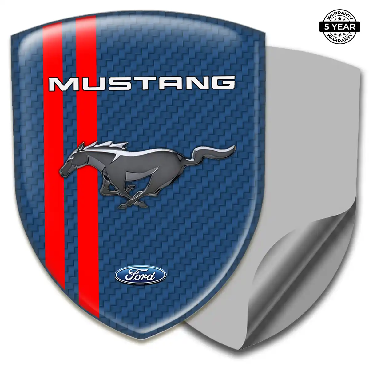 Ford Mustang Logo Sticker Sleek Style