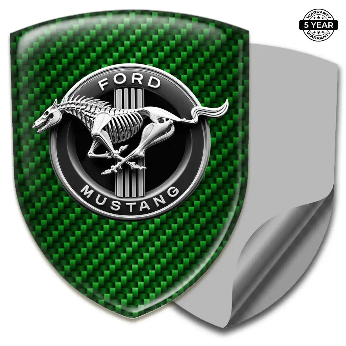 Ford Mustang Polyurethane Domed Sticker Elite Finish