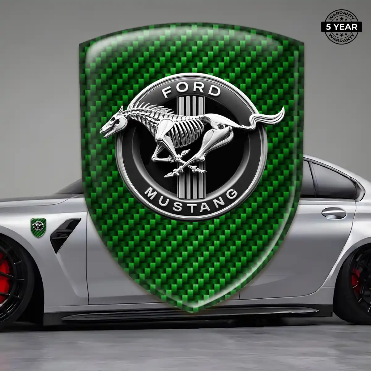 Ford Mustang Polyurethane Domed Sticker Elite Finish