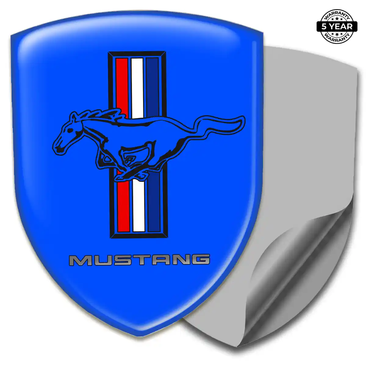 Ford Mustang Resin Badge Sticker Refined Design
