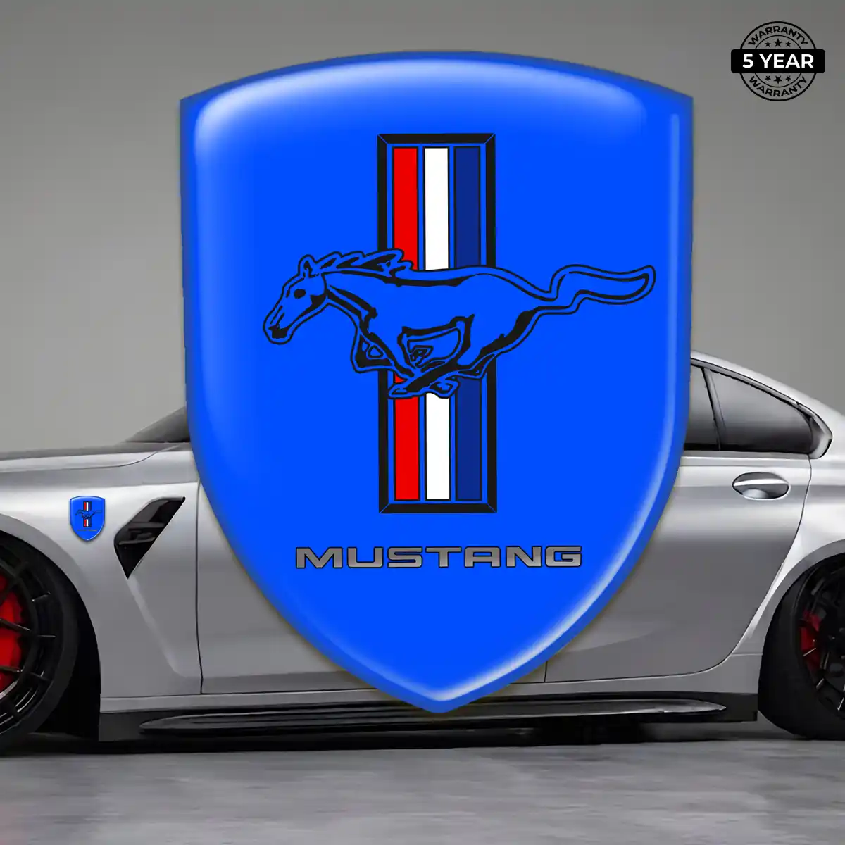 Ford Mustang Resin Badge Sticker Refined Design